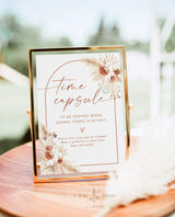 Boho Time Capsule | Pampas Grass Baby Shower