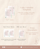 What Did the Groom Say Shower Game | Editable Couples Shower Game Template