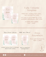 Bridal Shower Taco Bar Sign | Fiesta Taco Bar Sign