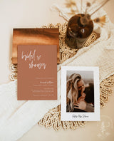 Burnt Orange Bridal Shower Invite | Fall Bridal Shower