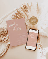 Dusty Blush Bridal Shower Invite | Pink Bridal Shower