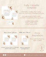 How Big is Mommy's Belly Game | Boho Baby Shower Game | Girl Baby Shower | Guess Her Size Baby Shower Game | Pampas Grass Baby Shower | A4