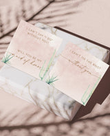 Boho Hair Tie Cards Card | Editable Hair Tie Favor Card Template