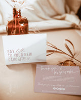 Minimalist Small Business Thank You Card | Boho Boutique Thank You Template
