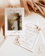 Photo Wedding Announcement | Photo Elopement Announcement