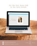 Photo Wedding Announcement | Photo Elopement Announcement