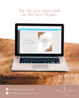 Fall Wedding Seating Chart Cards | Rustic Autumn Wedding