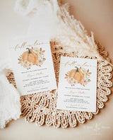 Fall Bridal Shower Invitation Template | Fall in Love Shower Invite