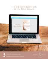 Fall Baby Shower Invitation Template | A Little Pumpkin is on the Way