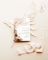 Fall Baby Shower Invitation Template | A Little Pumpkin is on the Way