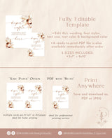 Diaper Raffle Baby Shower Sign | Boho Baby Shower Sign