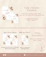 Fall Cards and Gifts Sign | Minimalist Wedding Sign Template