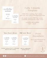 Minimalist Sanitizing Station Sign | Sanitizing Station Wedding Sign