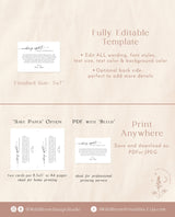 Minimalist Wedding Downsize Announcement Card | Covid Wedding Update