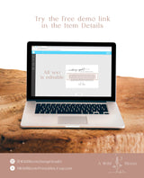 Minimalist Wedding Downsize Announcement Card | Covid Wedding Update