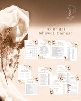 Bridal Shower Games Bundle | Boho Bridal Shower Games