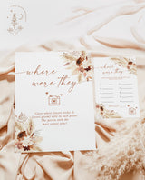 Where Were They Bridal Shower Game | Couples Photo Game