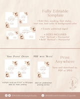 Pampas Grass Custom Sign Template | Terracotta Wedding Custom Sign