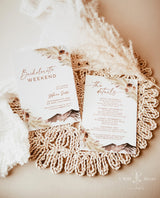 Mountain Bachelorette Party Invite | Scottsdale Bachelorette Party