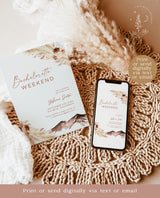 Mountain Bachelorette Party Invite | Scottsdale Bachelorette Party