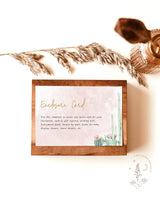 Fiesta Bridal Shower Enclosure Card Template | Enclosure Card Shower Insert