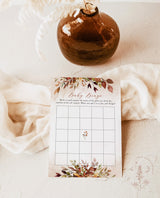 Fall Baby Bingo Shower Game | Baby Bingo Game