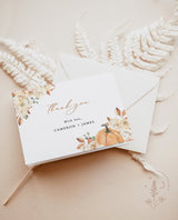 Fall Thank You Cards Template | Editable Thank You Card