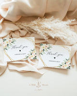 Floral Thank You Cards | Boho Bridal Shower Thank You Card