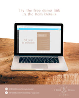 Minimalist Wedding Bar Menu | Modern Neutral Bar Menu Sign