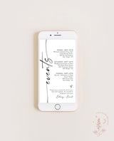 Minimalist Weekend Itinerary | Digital Itinerary Template