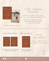 Minimalist Rehearsal Dinner Invitation | Terracotta Wedding
