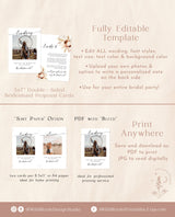 Will You Be My Bridesmaid | Bridesmaid Photo Card | Photo Bridesmaid Proposal | Modern Minimalist Wedding | Boho Bridesmaid Proposal | A4