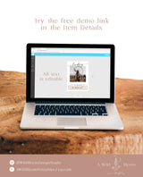 Will You Be My Bridesmaid | Bridesmaid Photo Card | Photo Bridesmaid Proposal | Modern Minimalist Wedding | Boho Bridesmaid Proposal | A4