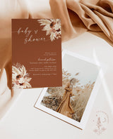 Fall Baby Shower Invite | Boho Baby Shower Invite