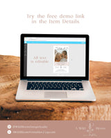 Digital Bridal Shower Evite | Minimalist Bridal Shower Invite