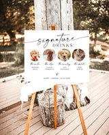 Dog Signature Drink Sign | Pet Signature Cocktail Sign