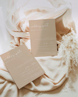 Minimalist Virtual Wedding Announcement Card | Covid Wedding Update