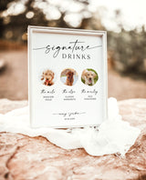 Dog Signature Drink Sign | Pet Signature Cocktail Sign
