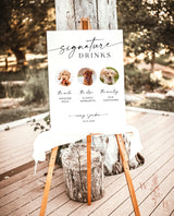 Dog Signature Drink Sign | Pet Signature Cocktail Sign