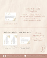 Pampas Grass Wedding Downsize Announcement Card | Covid Wedding Update