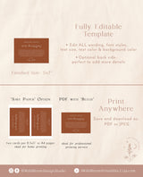 Terracotta Wedding Downsize Announcement Card | Covid Wedding Update