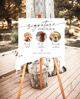 Dog Signature Drink Sign | Pet Signature Cocktail Sign