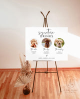 Dog Signature Drink Sign | Pet Signature Cocktail Sign