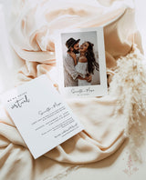 Minimalist Virtual Wedding Invitation | Covid Wedding Update