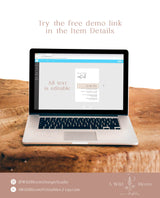 Minimalist Virtual Wedding Invitation | Covid Wedding Update