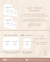 Wedding Reserved Signs | Minimalist Reserved Cards | Modern Wedding Reserved Sign | Minimalist Wedding Reserved Sign | M9