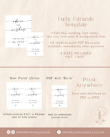 Advice and Wishes Wedding Sign | Minimalist Wedding Sign