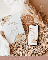 Fall Baby Shower Invite Bundle | A Little Pumpkin is On The Way