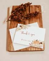 Boho Thank You Card Template | Fall Thank You Cards