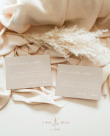 Beige Enclosure Card | Editable Wedding Invite Insert